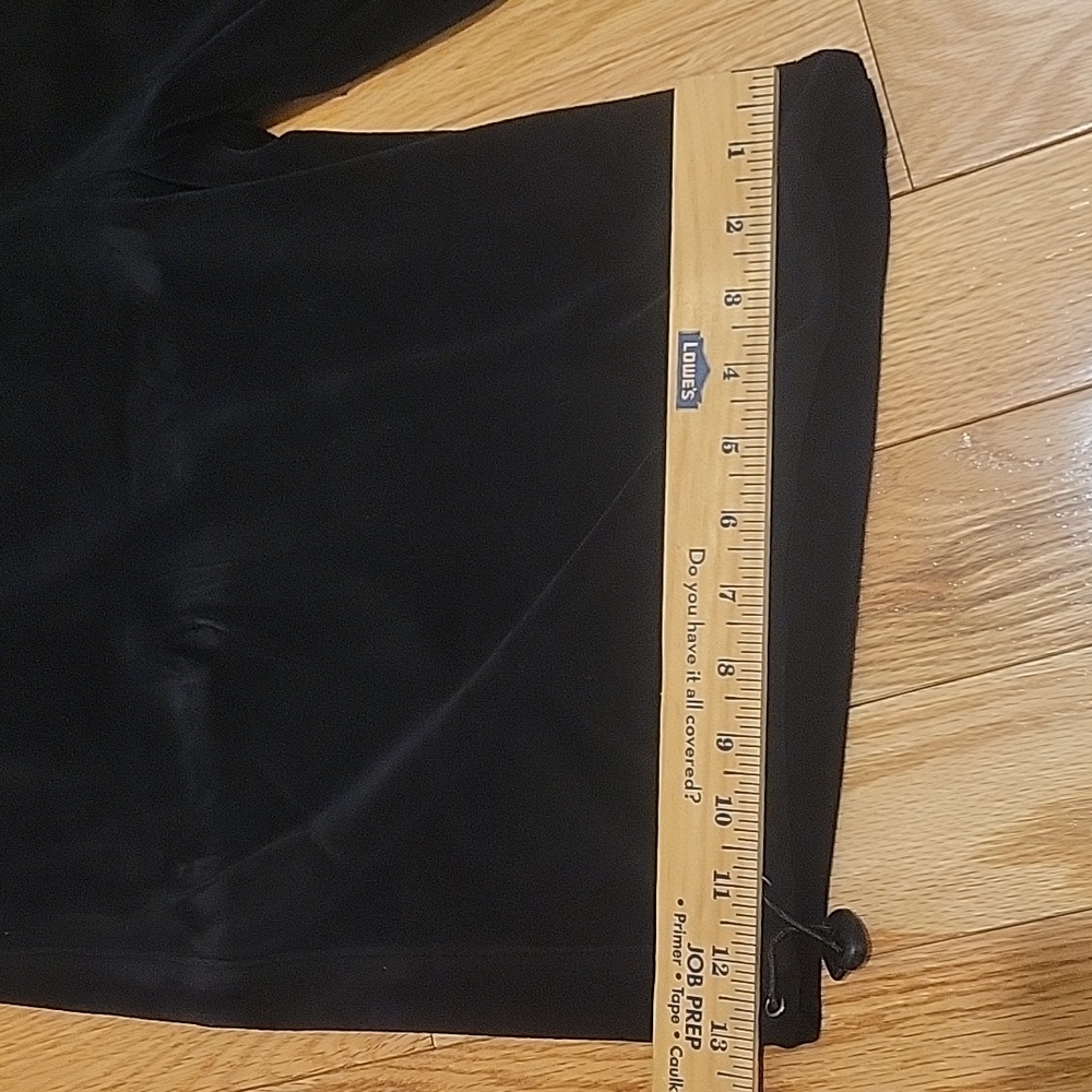 Black Velour Shorts with Elastic Waistband - Picture 6 of 7